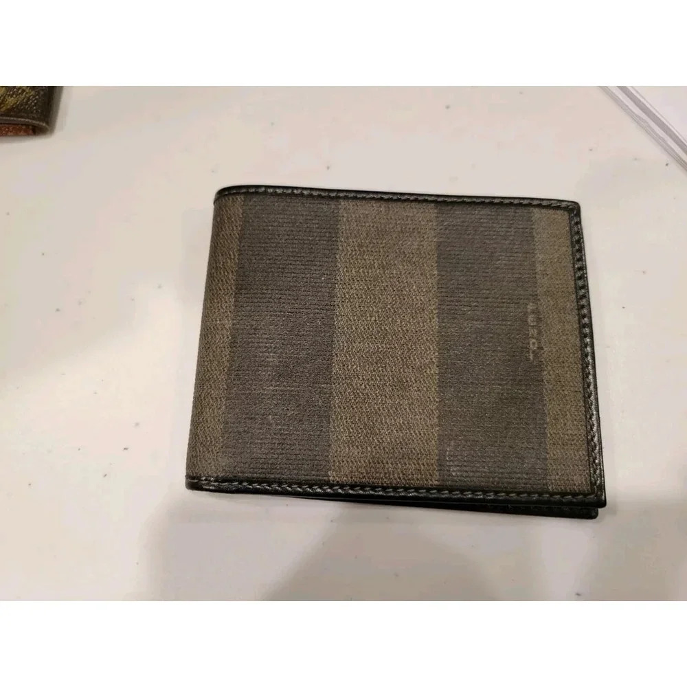 Fendi Bifold Wallet Pequin Pattern